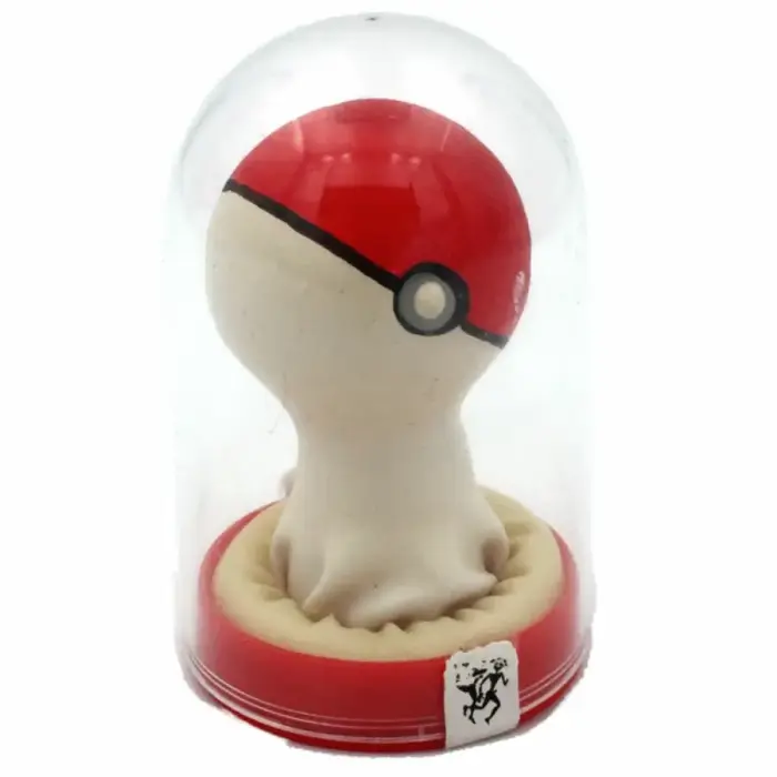CONDOMERIE hand-painted decorative condom – Pokéball