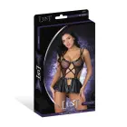 Magic Silk Anastasia комплект белья с металлическими деталями – чёрный – L/XL — Фото 4