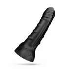 BUTTR Black Hawk Textured Curved Dildo – 24 cm (9.4″) – Black — Photo 5