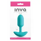 INYA Pulse – rechargeable silicone anal plug – teal – 3 speeds 7 functions – waterproof – 11 cm — Photo 1