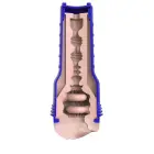 Fleshlight Boost Bang – vaginos masturbatorius – kūno spalva — Nuotrauka 3