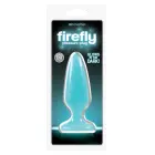Glowing Blue Pleasure Anal Plug – M — Photo 2