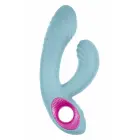 FemmeFunn Cora dubultais vibrators – 16.5 cm (6.5″) – zils — Foto 3