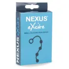Nexus Excite elastīga anālo bumbiņu ķēde – 24 cm (9.4″) – Melns — Foto 2