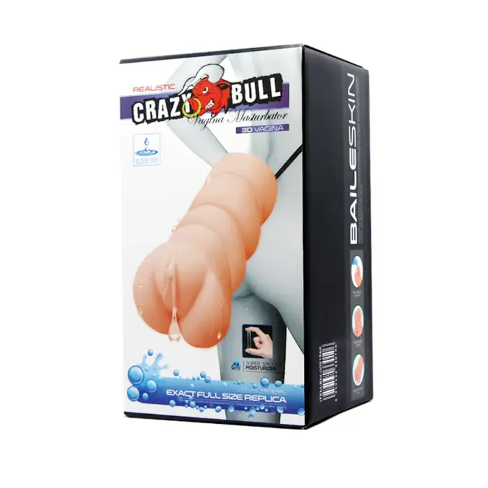 CRAZY BULL - Реалистичный 3D мастурбатор вагина – водная смазка Фото num