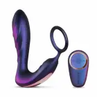 Hueman Black Hole Anal Vibrator & Support Ring – Black — Photo 1