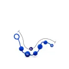 Performance Silicone Anal Beads – Indigo – Blue Photo