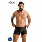 Passion 049 David – men's matte faux leather shorts – black – S/M — Photo 1