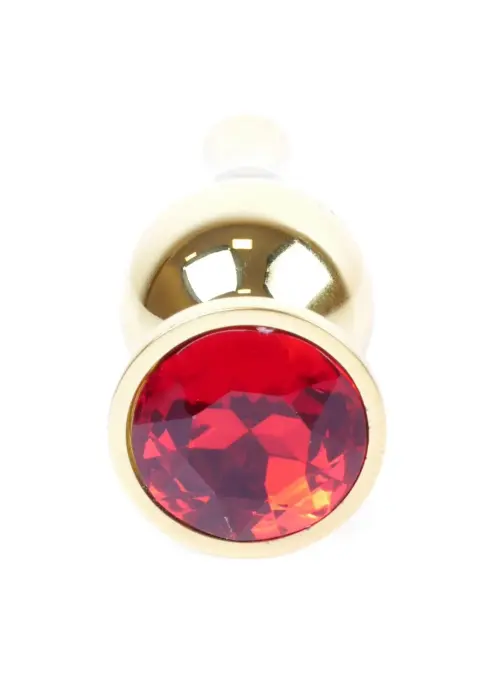 Plug-Jewellery Gold anālais spraudnis – 9.5 cm (3.7″) – Sarkans