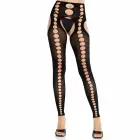 Leg Avenue seamless strapless opaque stockings, footless – black – one size — Photo 1