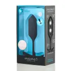 B-Vibe Snug Plug 3 Weighted Anal Plug – 12 cm (4.7″) – Black — Photo 2