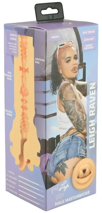 Kiiroo Feel Leigh Raven burnos oralinis masturbatorius – 22 cm