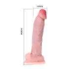 BAILE Super Emperor Realistlik dildo munanditega – 35.5 cm (14″) – Pruun — Foto 5