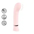 Divine rievots G-punkta vibrators – 18 cm (7″) – rozā — Foto 5