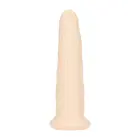Vaniļas aromāta reālistisks dildo ar piesūcekni – 19.5 cm (7.7″) – Miesas krāsa — Foto 3
