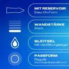 Durex Hautnah dabīgas sajūtas bezlateksa prezervatīvi – 10 gab. — Foto 3
