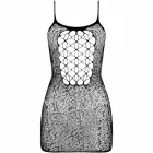 PASSION BS096 Mesh Bodysuit – Black – One Size — Photo 5