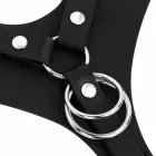 No-Parts Blake – adjustable unisex strap-on harness with 3 O-rings – black — Photo 6