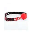 Red Silicone Ball Gag Leopard — Photo 2