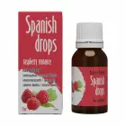 Cobeco Spanish Drops Raspberry Romance stimuliuojantys lašai – braškių – 15 ml — Nuotrauka 1