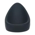 LEVELZ Teardrop silikono varpos žiedas – juodas — Nuotrauka 4