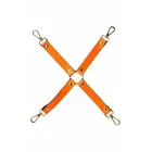 Dream Toys Radiant Hog Tie – spīd tumsā – oranžs – 4 āķi – bez niķeļa — Foto 2