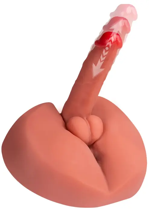 Hardcore Deep Fucker Lifelike Vibrating Masturbator – 3.2 kg – Skin
