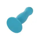 Wave Rider Swell Wavy Anal Probe with Suction Cup – Blue — Photo 2