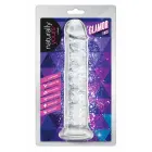NATURALLY YOURS Glamor Sparkling – spīdošs elastīgs dildo – caurspīdīgs – 17,8 cm — Foto 1