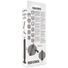 BASECOCK painduv vibraator – 20 cm (7.9″) x 4 cm (1.6″) – must — Foto 5