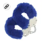 Heavy-duty Fluffy Handcuffs – Navy — Photo 2