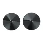 Metal Round Nipple Covers - Black — Photo 1