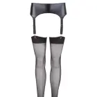 Cottelli LINGERIE – wetlook suspender belt with adjustable straps – black – size L — Photo 7