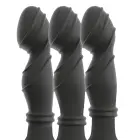 ANOS Moving Rings Anal Plug – 16.3 cm (6.4″) – Black — Photo 8