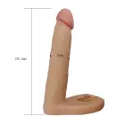 LoveToy The Ultra Soft Double – strap-on ring dildo – TPE – 6.25" — Photo 6