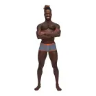 Male Power Uplift Mini Short – Grey – S — Photo 3