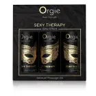 Orgie Sexy Therapy Mini Size Collection – 3 × 30 ml massage oils — Photo 1