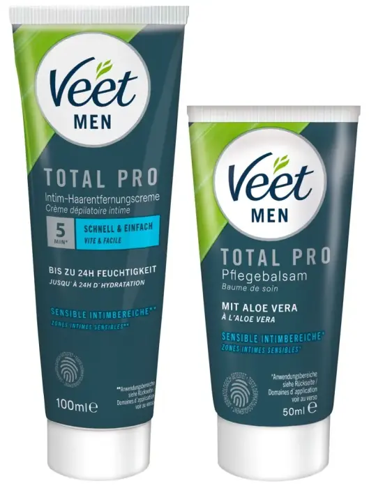 Veet Men intīmās zonas matu noņemšanas komplekts – 150 ml Foto 2
