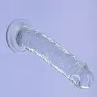 Addiction Crystal Addiction Vertical dildo – 20 cm (8″) – skaidrus — Nuotrauka 5