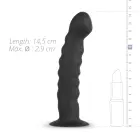 Bended Strap-On Dildo – 14.5 cm (5.7″) – Black — Photo 4