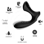 Storm melns vibrējošs teksturēts prostatas masieris – 15 cm (5.9″) — Foto 7