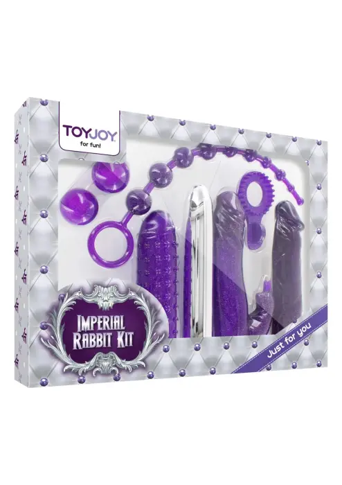 ToyJoy Imperial Rabbit Kit – 7 pcs – purple