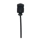 LEVELZ Detachable Wide Adjustable Silicone Cock Ring – 5 mm – Black — Photo 3