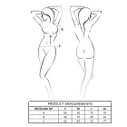 Passion Belissana violetas krāsas L/XL – Elegants caurspīdīgs krūštura un stringu komplekts — Foto 3