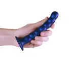 Ouch! Beaded G-Spot Dildo – 16.5 cm (6.5″) – Blue — Photo 9