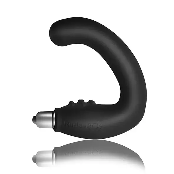 Rocks-Off Rude-Boy 7-kiiruseline ergonoomiline intiimmassaažija – M – Must