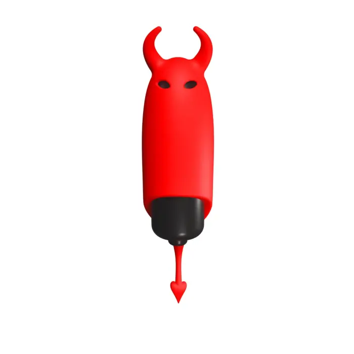 Мини-вибратор Devil Pocket – красный