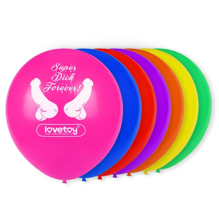 Super Dick Forever Bachelorette Balloons(Pack of 7) Foto 3