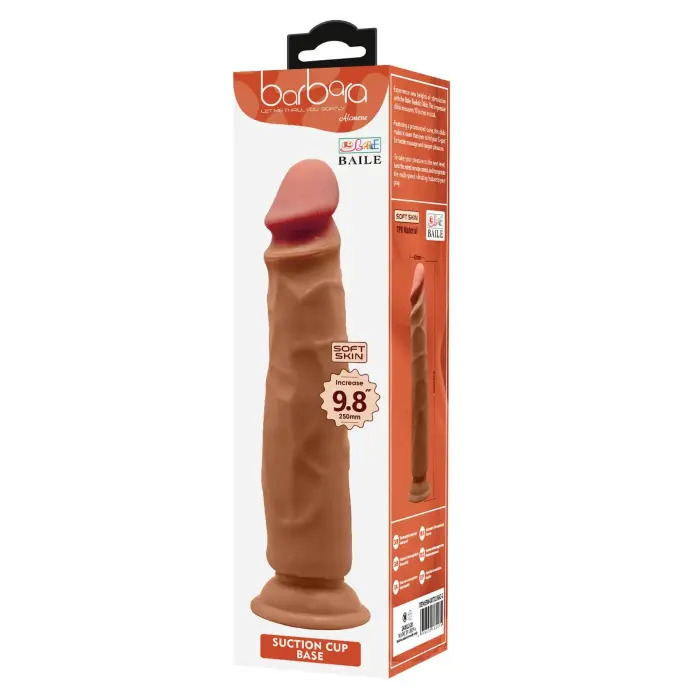 Barbara reālistisks dildo – 25 cm (9.8″) Foto 11
