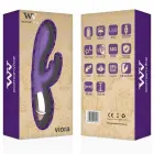 Womanvibe Viora двойной вибратор для стимуляции – 19.5 cm (7.7″) – фиолетовый — Фото 6
